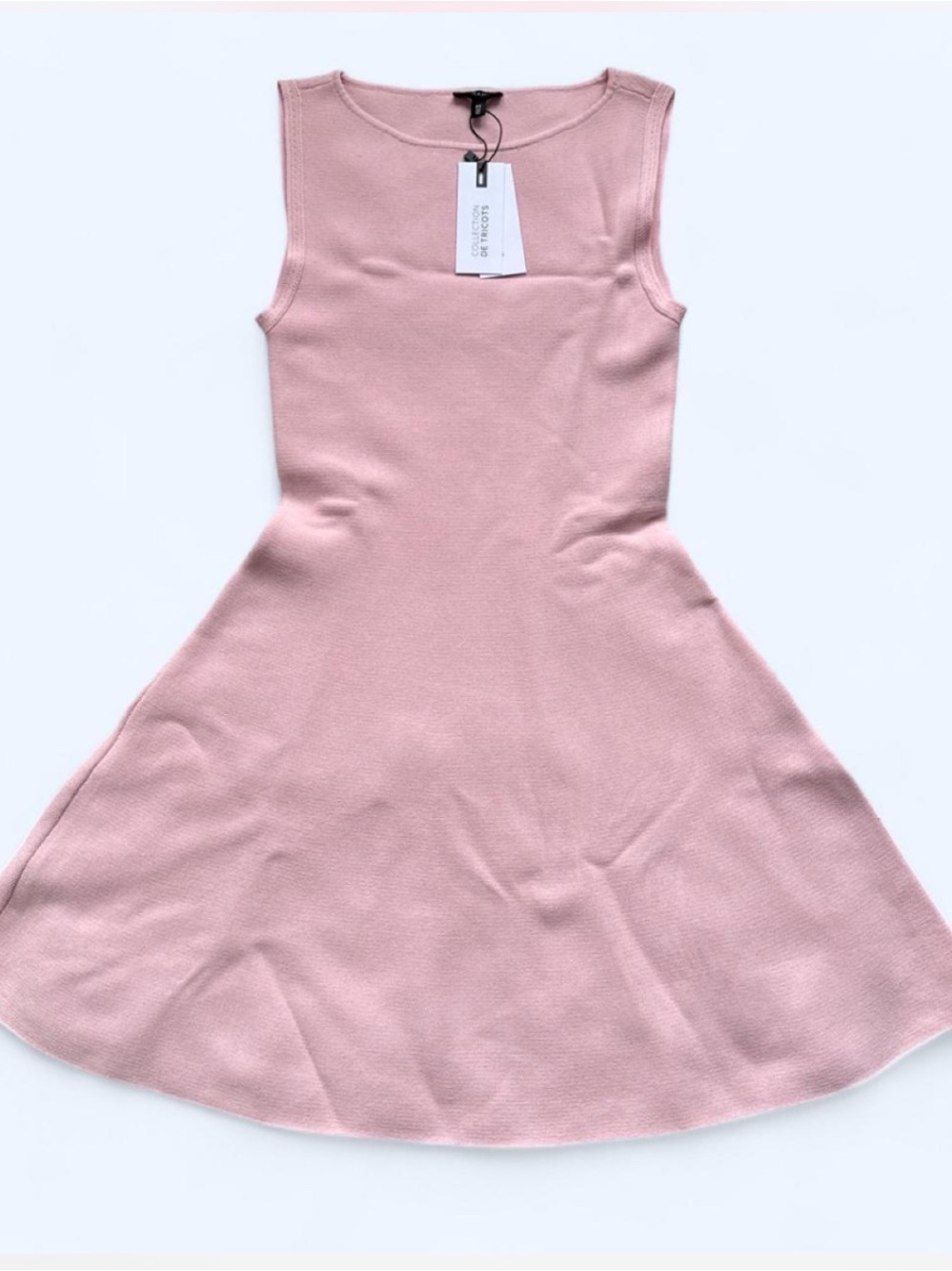 Dynamite Pale Pink Sleeveless Fit & Flare Mini Dress
